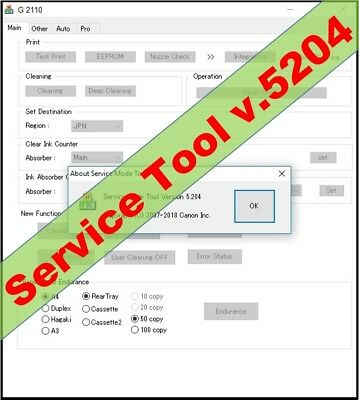 canon service tool v5204 download